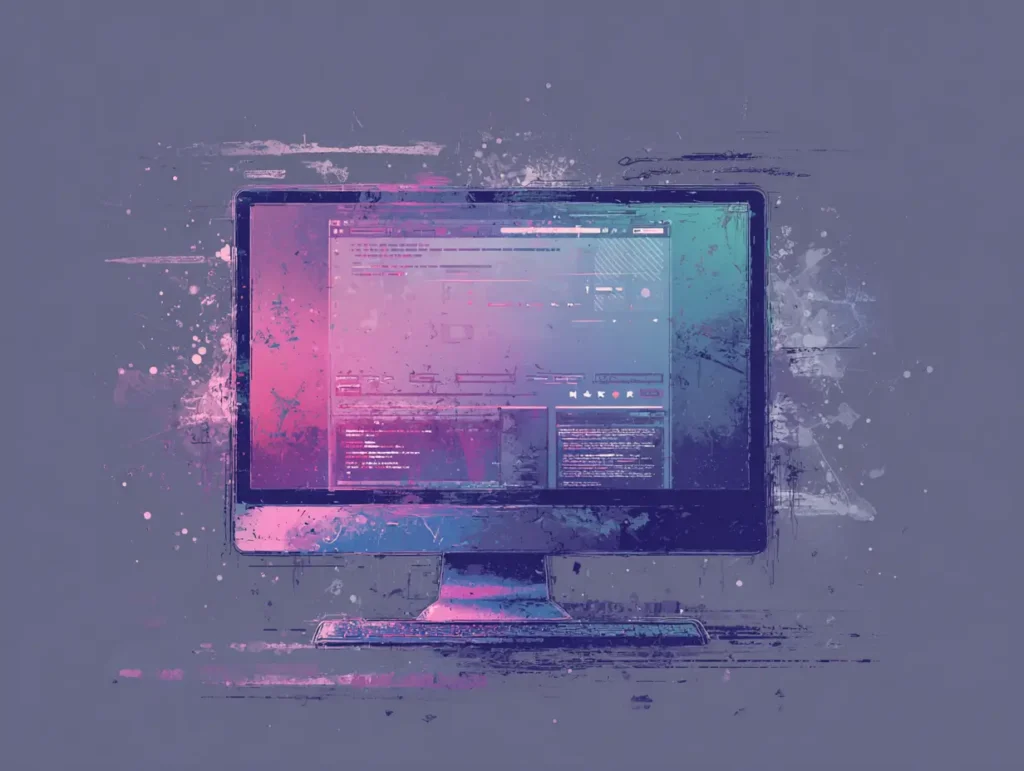 illustration abstraite site internet obsolete agence web sucy en brie w2s